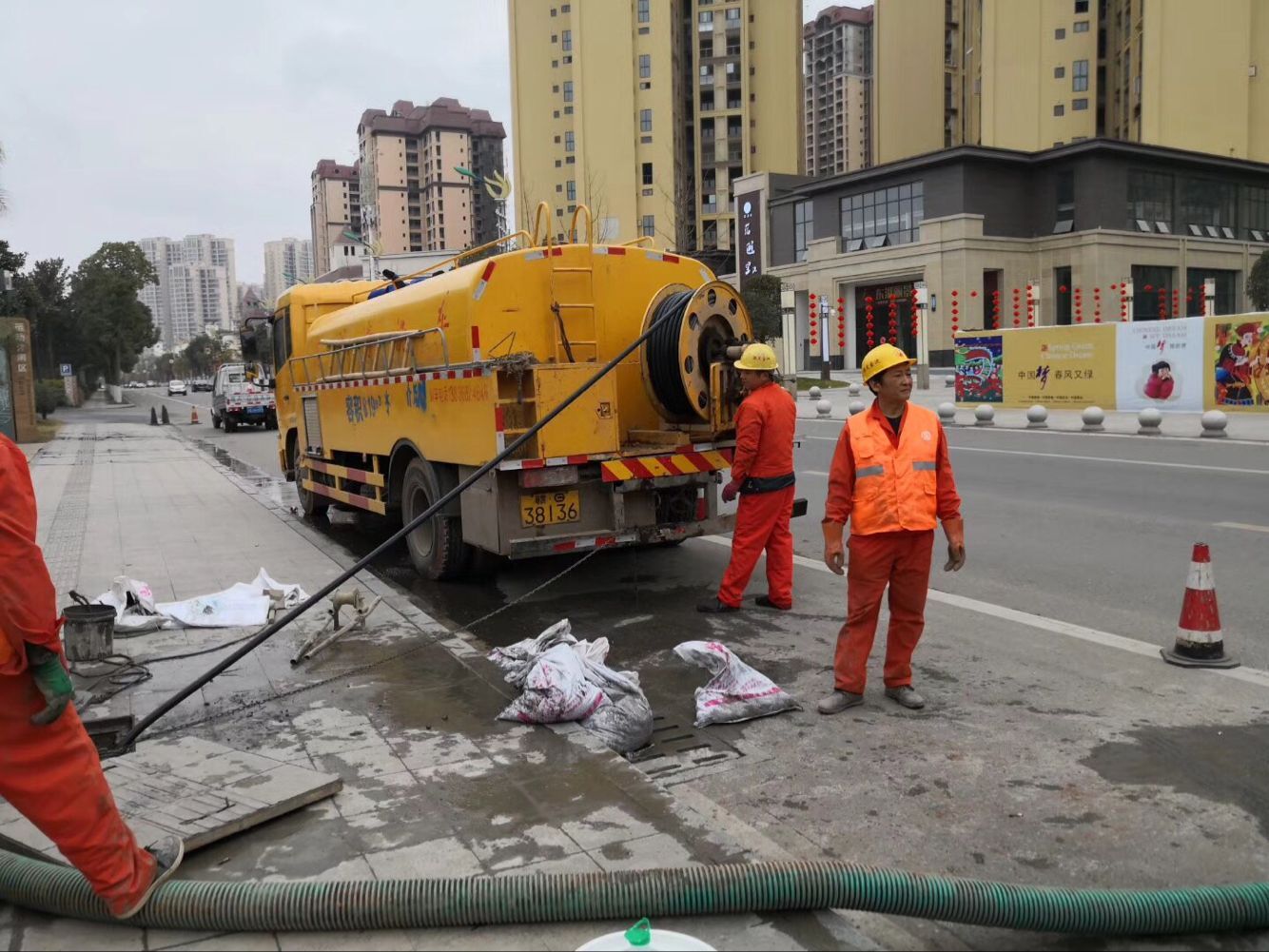 融水排污管道清淤-管道清洗